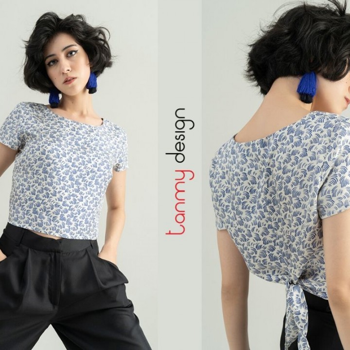 Silk top MUSCA - Flow